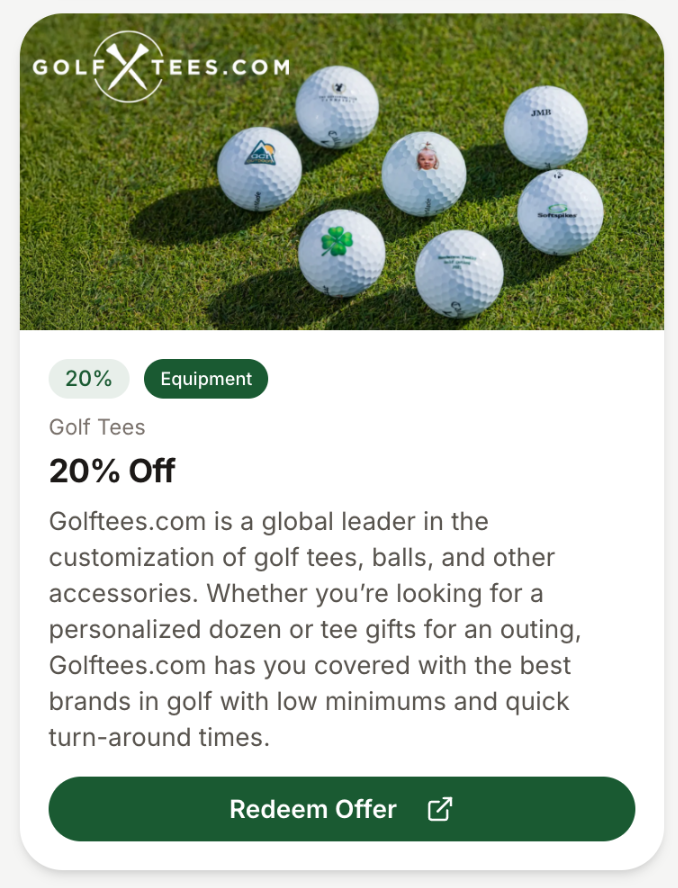 GolfTees.com — 20% off