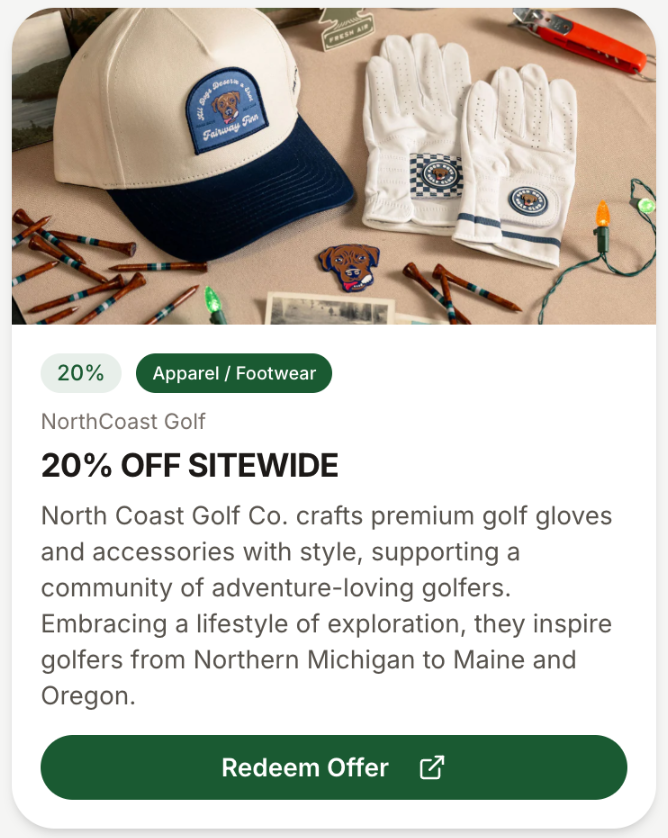 NorthCoast Golf — 20% off