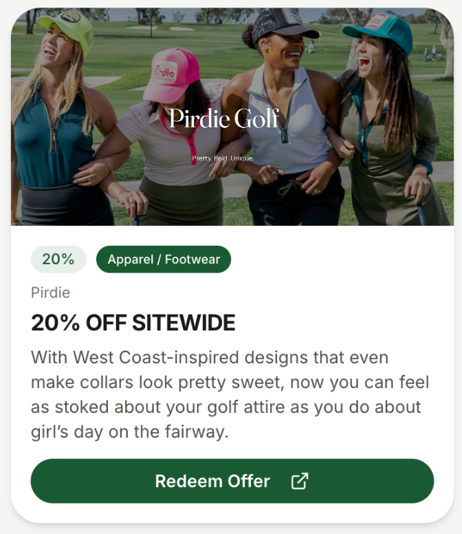 Pirdie Golf — 20% off